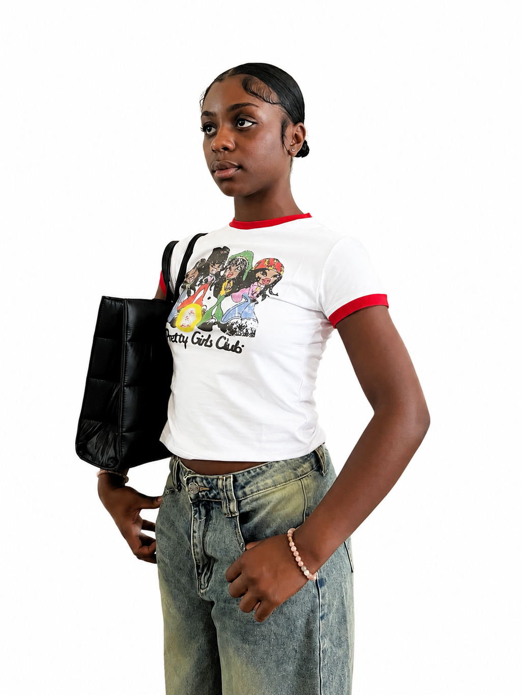 pretty girls club baby tee