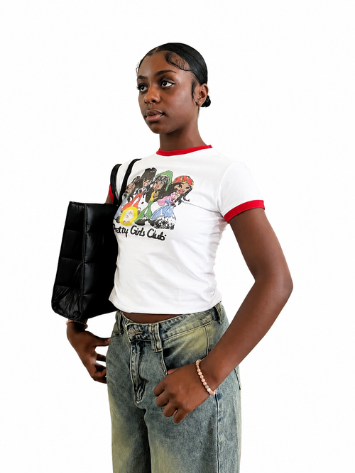 pretty girls club baby tee